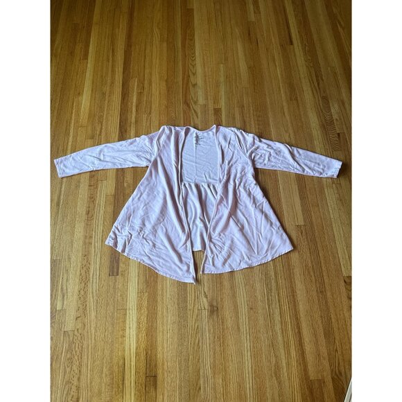 Torrid Super Soft Fleece Open-Front Cardigan With Long Sleeves - Light Pink - Si - Picture 1 of 7